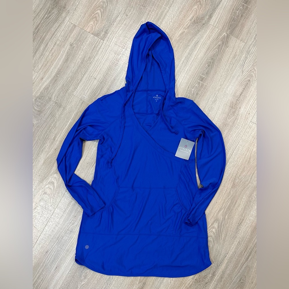 NWT Athleta Wickit Wader coverup - blue